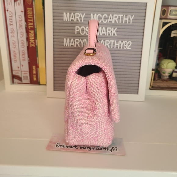 Tory Burch Willa Tweed Mini Top Handle Bag - Picture 8 of 12